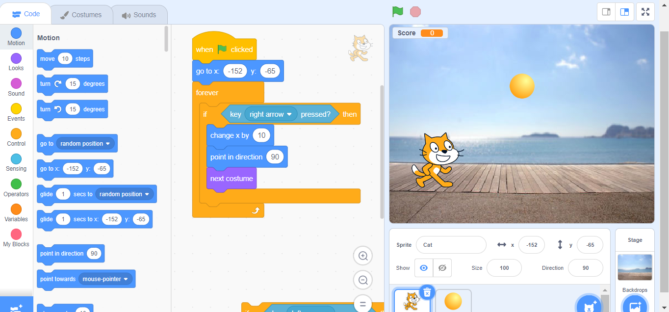 Game in Scratch3.0