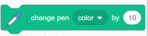 Change pen color by command