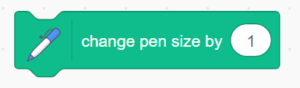 Change Pen size by instruction