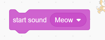 start sound instruction in scratch3.0