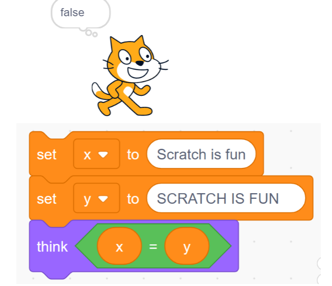 Relational operator in scratch3.0