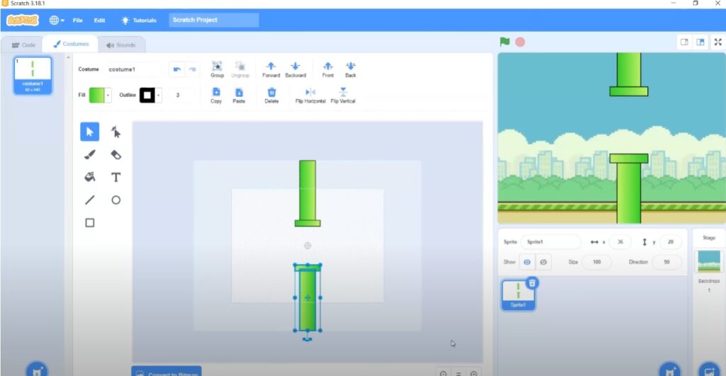 How to Make Flappy Bird in Scratch 