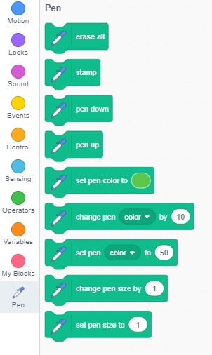 Drawing Game in Scratch