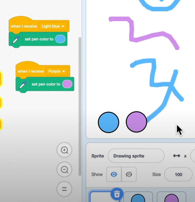 Drawing Game in Scratch